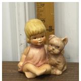 Goebel- girl w/puppy