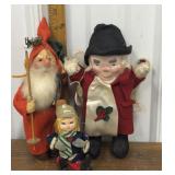 Vintage Christmas figures