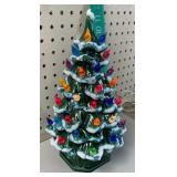 Vintage Ceramic Christmas tree, missing a few