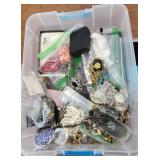 Costume jewelry bits and pieces