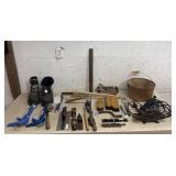 Assorted Tools, Boots, etc. - proceeds go to the