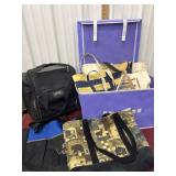 Storage cube, travel bag and tote bags
