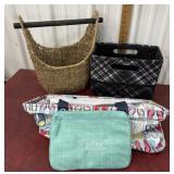 Thirty-One tote, cube bin and basket
