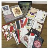 Assorted new cards and stationary. Most with