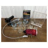 Glasses. Lighting. BBQ grilleware K-Cup holder