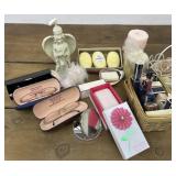 Soaps. Candles. glasses, lip sticks, etc...
