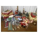 Christmas ornaments, knickknacks, cookie cutters