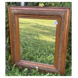 Ornate mirror approx. 28x31