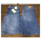 New Cake denim shorts- size 33,