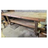 Heavy workbench 96"27"34" bring help to load and