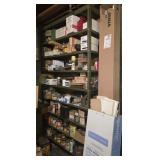 Green rack with contents, 48"12"91"