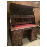 Unusual 1800s station master / postmaster? double