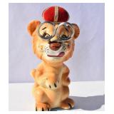 1950's Davar Originals Ceramic Lion Sewing Caddy