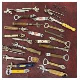 Vintage can and bottle openers