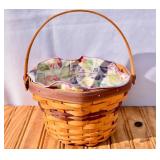 2000 Longaberger Basket with Liner & Protector