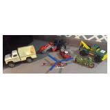 Vintage Trucks, Motorcycles Helicopter