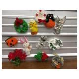 80's Craft Holiday Magnets