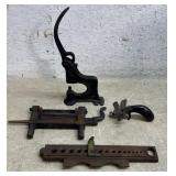 Early Leather Working Tools - Rivet Press, Draw