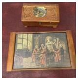 cedar Dresser box and tray