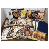Cooking, baking books, magazines