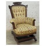 Walnut  Eastlake Platform Rocker