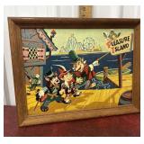 Vintage Pinocchio paint by numbers