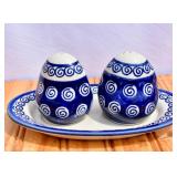 Polish Pottery Salt & Pepper