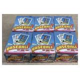 1989 Topps Baseball Cards - 6 boxes of unopened