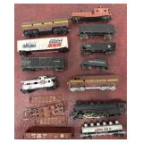 HO Pennsylvania engine and cars