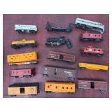 Train engine and cars