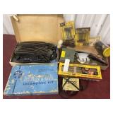 Train track, model kit and accessories