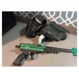 Rebel paintball gun/ paintball tubes with elastic