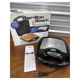 Hamilton Beach Waffle Maker-Belgium style,