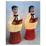 Christmas Caroler Blowmolds (2)