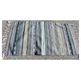 Handwoven Fringe Tapestry Rug 31 x 55