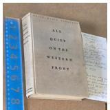 Book - 1929 All quiet on the Western front