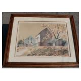 Signed & Numbered Donald Vorhees 174/300 Framed &