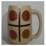 Mid Century Modern Art Pottery Stoneware Mug 5