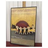 Exhibition poster for "Hier pour demain"