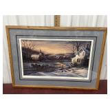 Terry Redlin "Together For the Season" print