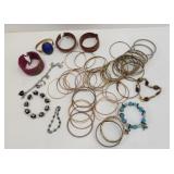 Costume jewelry bracelets