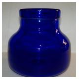 Mid Century ERIK HÖGLUND Cobalt Blue Blown Art