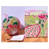 Vera Bradley Pinwheel Pink Ornament