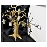 Lenox Porcelain Halloween Tree with Ornaments.