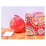 Vera Bradley Raspberry Fizz Ornament
