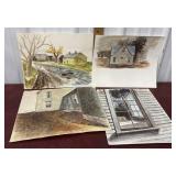 4 Portfolio Art Works - House, Architecture
