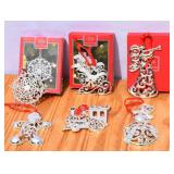 Lenox Sparkle & Scroll Ornaments