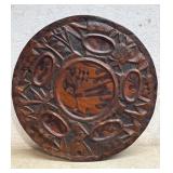 Double Sided Wood Carver Plaque 30"