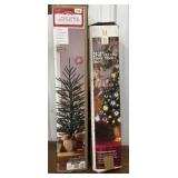 Christmas Trees-  1 fiber optic w/ attached