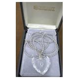 VanCott crystal pendant and sterling silver